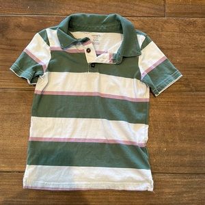 Carters boy collard shirt